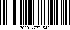 Código de barras (EAN, GTIN, SKU, ISBN): '7898147771548'