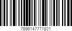 Código de barras (EAN, GTIN, SKU, ISBN): '7898147771821'