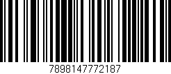 Código de barras (EAN, GTIN, SKU, ISBN): '7898147772187'