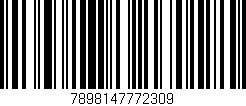 Código de barras (EAN, GTIN, SKU, ISBN): '7898147772309'