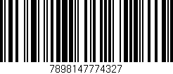 Código de barras (EAN, GTIN, SKU, ISBN): '7898147774327'