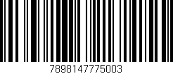 Código de barras (EAN, GTIN, SKU, ISBN): '7898147775003'
