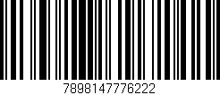 Código de barras (EAN, GTIN, SKU, ISBN): '7898147776222'