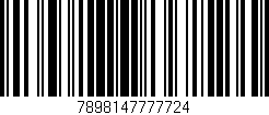 Código de barras (EAN, GTIN, SKU, ISBN): '7898147777724'