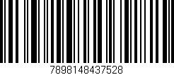 Código de barras (EAN, GTIN, SKU, ISBN): '7898148437528'