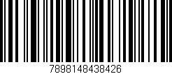 Código de barras (EAN, GTIN, SKU, ISBN): '7898148438426'