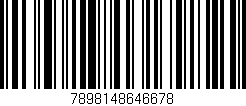 Código de barras (EAN, GTIN, SKU, ISBN): '7898148646678'
