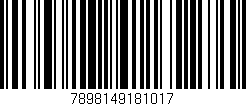 Código de barras (EAN, GTIN, SKU, ISBN): '7898149181017'