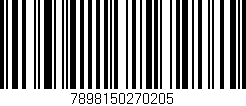 Código de barras (EAN, GTIN, SKU, ISBN): '7898150270205'