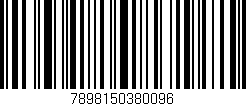 Código de barras (EAN, GTIN, SKU, ISBN): '7898150380096'