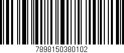 Código de barras (EAN, GTIN, SKU, ISBN): '7898150380102'