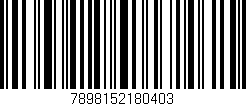 Código de barras (EAN, GTIN, SKU, ISBN): '7898152180403'