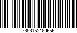Código de barras (EAN, GTIN, SKU, ISBN): '7898152180656'