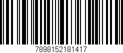 Código de barras (EAN, GTIN, SKU, ISBN): '7898152181417'