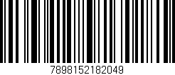 Código de barras (EAN, GTIN, SKU, ISBN): '7898152182049'