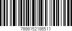 Código de barras (EAN, GTIN, SKU, ISBN): '7898152186511'