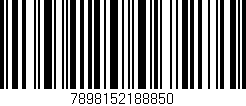 Código de barras (EAN, GTIN, SKU, ISBN): '7898152188850'