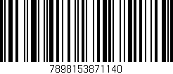 Código de barras (EAN, GTIN, SKU, ISBN): '7898153871140'