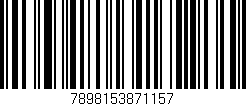 Código de barras (EAN, GTIN, SKU, ISBN): '7898153871157'