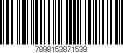 Código de barras (EAN, GTIN, SKU, ISBN): '7898153871539'