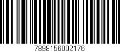 Código de barras (EAN, GTIN, SKU, ISBN): '7898156002176'