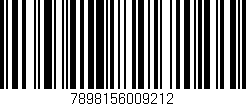 Código de barras (EAN, GTIN, SKU, ISBN): '7898156009212'