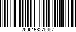 Código de barras (EAN, GTIN, SKU, ISBN): '7898156378387'