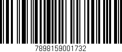 Código de barras (EAN, GTIN, SKU, ISBN): '7898159001732'