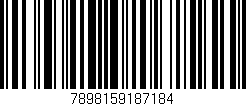 Código de barras (EAN, GTIN, SKU, ISBN): '7898159187184'