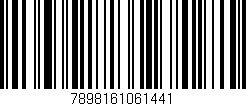 Código de barras (EAN, GTIN, SKU, ISBN): '7898161061441'
