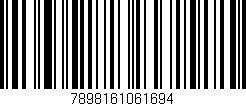 Código de barras (EAN, GTIN, SKU, ISBN): '7898161061694'