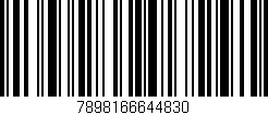 Código de barras (EAN, GTIN, SKU, ISBN): '7898166644830'