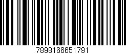 Código de barras (EAN, GTIN, SKU, ISBN): '7898166651791'