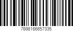 Código de barras (EAN, GTIN, SKU, ISBN): '7898166657335'