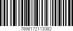 Código de barras (EAN, GTIN, SKU, ISBN): '7898172113382'