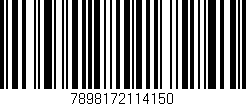 Código de barras (EAN, GTIN, SKU, ISBN): '7898172114150'