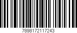 Código de barras (EAN, GTIN, SKU, ISBN): '7898172117243'