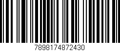 Código de barras (EAN, GTIN, SKU, ISBN): '7898174872430'
