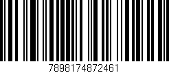 Código de barras (EAN, GTIN, SKU, ISBN): '7898174872461'