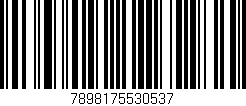 Código de barras (EAN, GTIN, SKU, ISBN): '7898175530537'