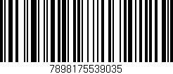 Código de barras (EAN, GTIN, SKU, ISBN): '7898175539035'