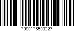Código de barras (EAN, GTIN, SKU, ISBN): '7898176580227'