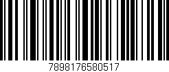 Código de barras (EAN, GTIN, SKU, ISBN): '7898176580517'