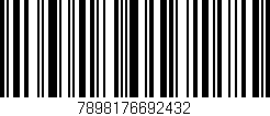 Código de barras (EAN, GTIN, SKU, ISBN): '7898176692432'