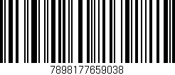 Código de barras (EAN, GTIN, SKU, ISBN): '7898177659038'
