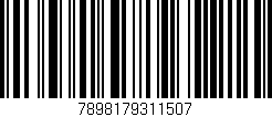 Código de barras (EAN, GTIN, SKU, ISBN): '7898179311507'