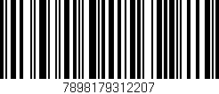 Código de barras (EAN, GTIN, SKU, ISBN): '7898179312207'