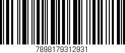 Código de barras (EAN, GTIN, SKU, ISBN): '7898179312931'