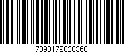Código de barras (EAN, GTIN, SKU, ISBN): '7898179820368'