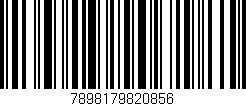 Código de barras (EAN, GTIN, SKU, ISBN): '7898179820856'